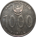Koin Rp1.000 sebagai satuan ukur