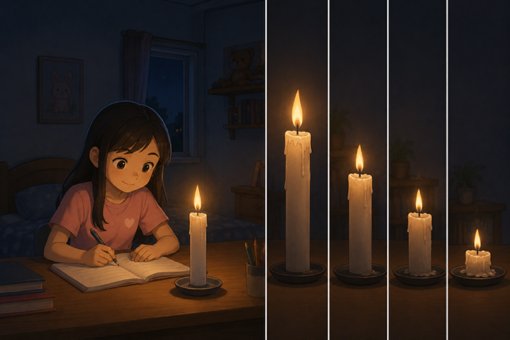 Lilin menyala